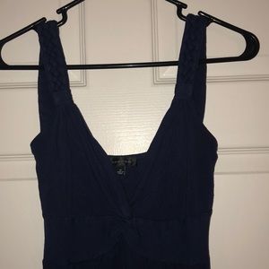 Navy blue maxi dress